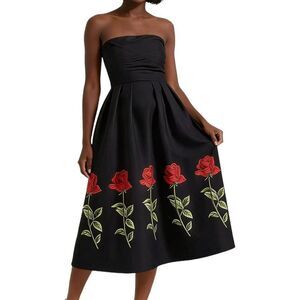 Linda Charm Womens  Midi Dress